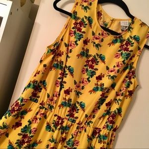 Yellow Floral Dress